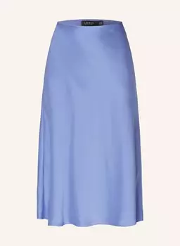 Атласная юбка LAUREN RALPH LAUREN, синий