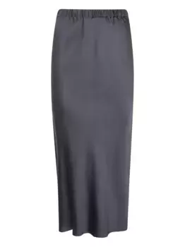 Атласная юбка миди Antonelli, серый