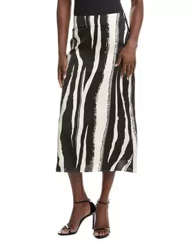 Атласная юбка-миди Gracia, черный