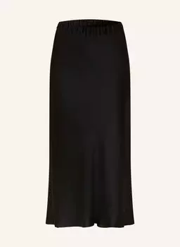 Атласная юбка Ориноко Antonelli Firenze, черный