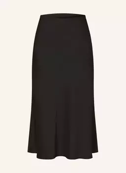 Атласная юбка Y.A.S., черный