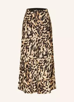 Атласная юбка Y.A.S., цвет HELLBRAUN/DUNKELBRAUN/BRAUN