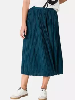 Атласная юбка Zero, зеленый