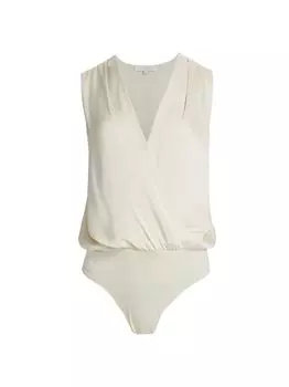 Атласное боди Date с отделкой Favorite Daughter