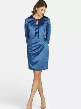 Атласное болеро атласное болеро Kleo, синий