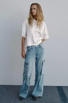 Атласное боло Zara, белый