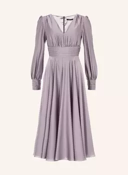 Атласное коктейльное платье Swing, фиолетовый