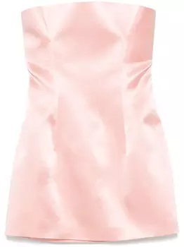 Атласное мини-платье Philosophy Di Lorenzo Serafini, розовый