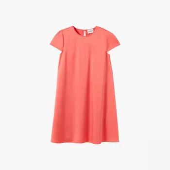 Атласное мини-платье Rizella с короткими рукавами Claudie Pierlot, желтый