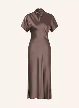 Атласное платье Аливиа Malina, коричневый