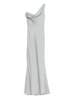 Атласное платье Amsale, зеленый