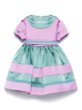 Атласное платье Colorichiari, зеленый