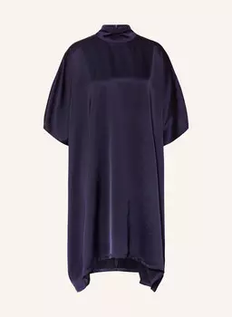 Атласное платье горилла ESSENTIEL ANTWERP, темно-синий