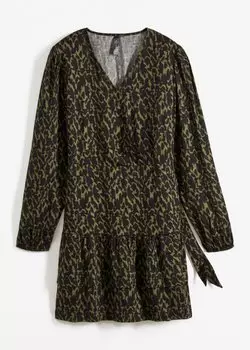 Атласное платье из экологически чистой вискозы Rainbow, черный