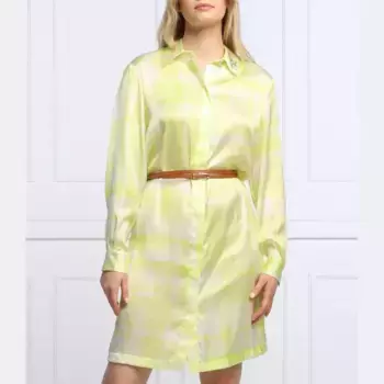 Атласное платье Liu Jo, зеленый