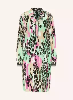 Атласное платье Marc Cain, зеленый