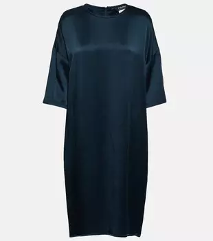 Атласное платье миди Terra 'S MAX MARA, желтый