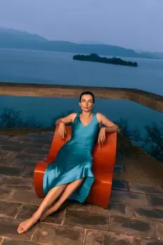 Атласное платье миди ZARA, цвет Turquoise