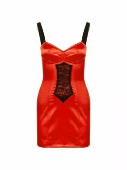 Атласное платье мини Dolce&Gabbana