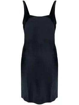 Атласное платье мини Sasunna SAMSOE SAMSOE, синий