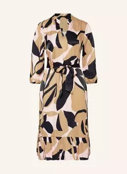 Атласное платье More & More, коричневый