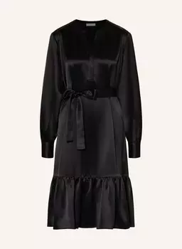 Атласное платье Mrs & Hugs, черный