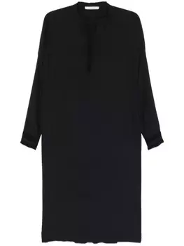 Атласное платье-рубашка Kristensen Du Nord, черный