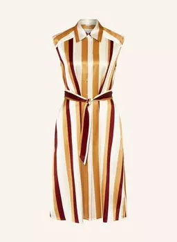 Атласное платье-рубашка Mrs & Hugs, бежевый