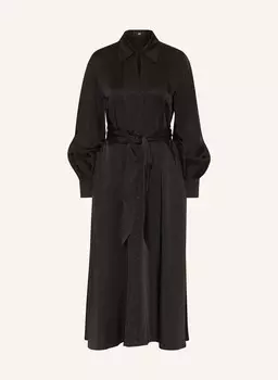 Атласное платье-рубашка Riani, черный