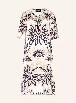 Атласное платье с рукавами 3/4 Yippie Hippie, мультиколор