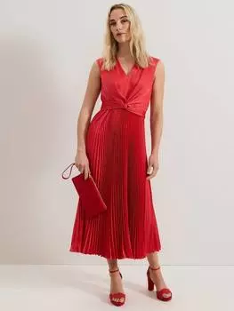 Атласное платье с запахом celestia Phase Eight, розовый