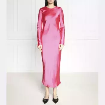 Атласное платье Samse Samse, розовый