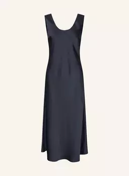 Атласное платье сасумма Samse Samse, синий