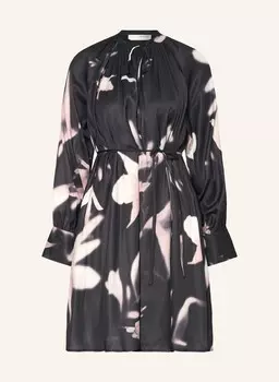 Атласное платье Selected, черный