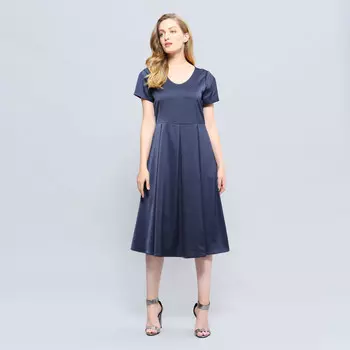 Атласное платье skater S&J Weekends, синий