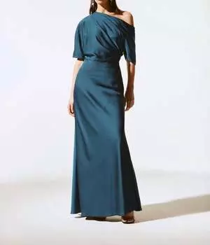 Атласное платье-труба в сумерках Joseph Ribkoff, цвет twilight