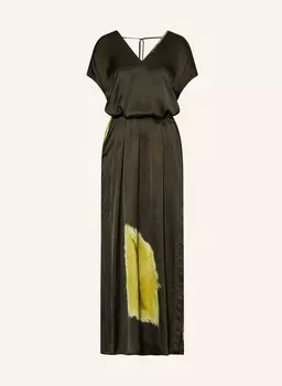 Атласное платье Vanilia, зеленый