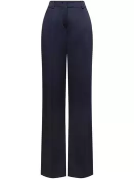 Атласные брюки Alberta Ferretti, синий