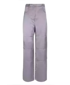 Атласные брюки Blanca Vita, серый