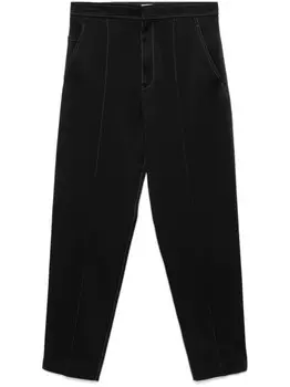 Атласные брюки Brunello Cucinelli, черный