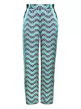 Атласные брюки CASABLANCA, синий