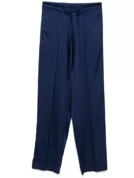 Атласные брюки Emporio Armani, синий
