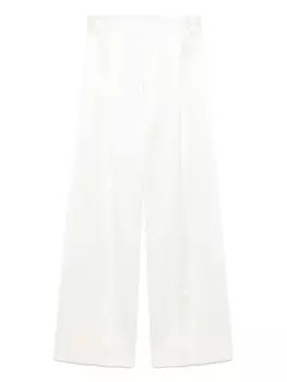 Атласные брюки Ermanno Scervino, белый