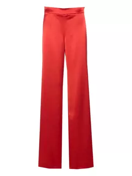 Атласные брюки Fely Campo, красный