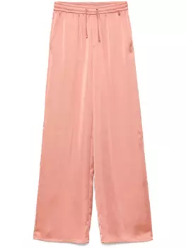 Атласные брюки Herno, розовый