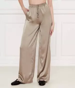 Атласные брюки инес Flare fit Guess Jeans, хаки