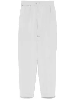 Атласные брюки Kiton, зеленый