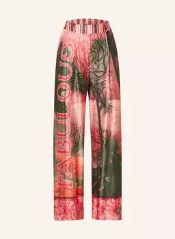 Атласные брюки-кюлоты Miss Goodlife, розовый