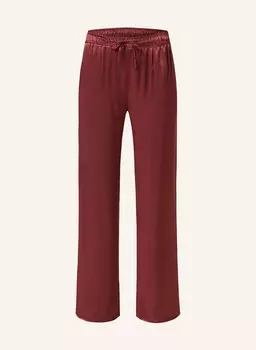 Атласные брюки lilienfels, темно-красный