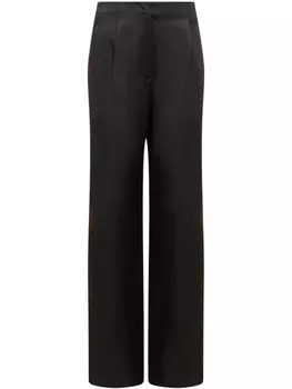 Атласные брюки MSGM, черный